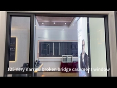 125 Jendela casement yang sangat sempit