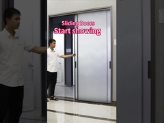 Pintu geser paduan aluminium sangat sempit